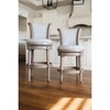 Maven Lane Pullman Swivel High Back Fabric Counter Height Bar Stool - 2 of 4