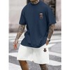 TIME HOLLOW Short Sleeve T-Shirt And Shorts Set - Casual Commuting Outfit - 2 of 3