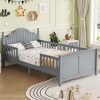 GDFStudio Theodore Contemporary Kids Platform Bed with Headboard and Footboard and Safety Guardrails - 2 of 4