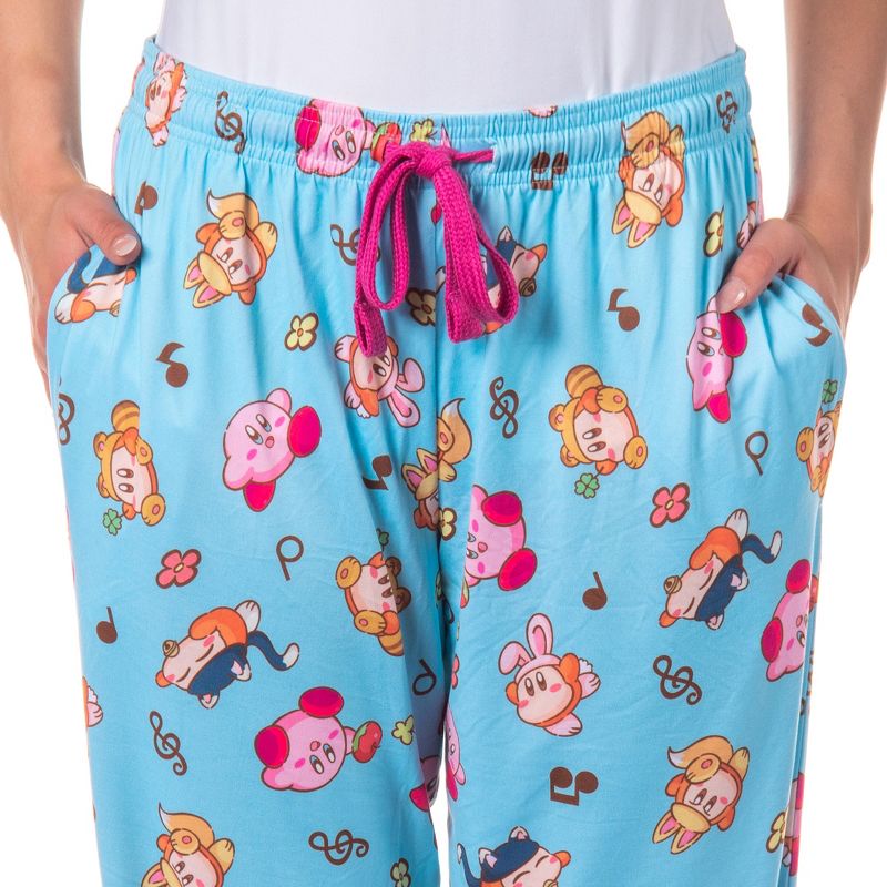 Kirby Women's Pajama Pants Character Costumes Adult Lounge Sleep Bottoms, 3 of 6