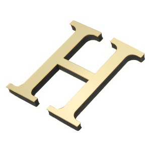 Unique Bargains Self-Adhesive Letter Acrylic Alphabet Mirror Wall Stickers - 1 of 4