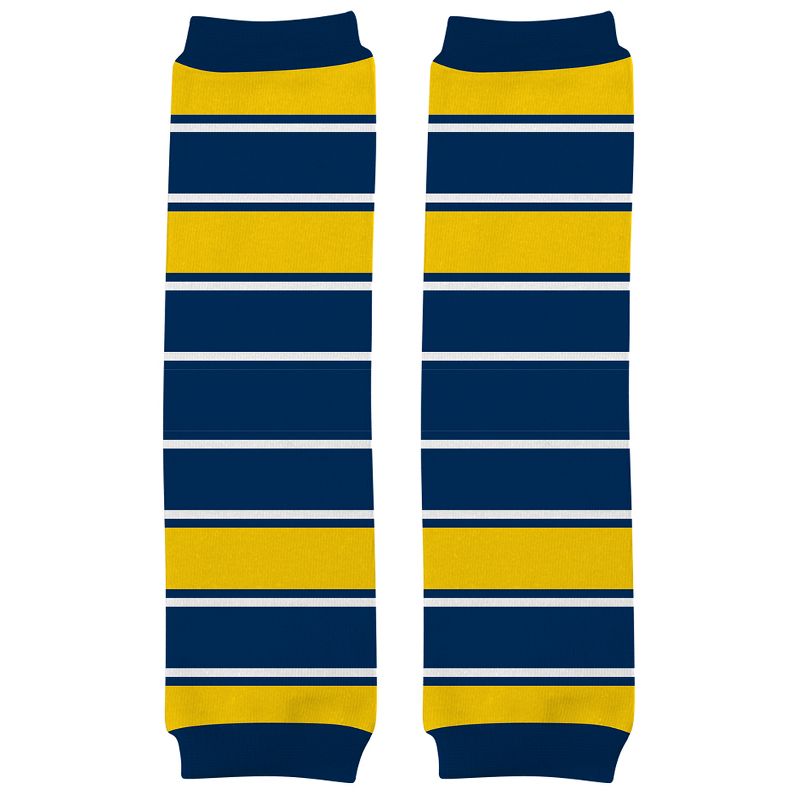 Baby Fanatic Officially Licensed Toddler & Baby Unisex Crawler Leg Warmers - NCAA Michigan Wolverines, 3 of 7
