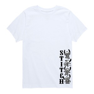 Boys' - Disney - Stitch Skeletons Short Sleeve Graphic T-Shirt - 1 of 4
