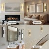 CityFurn 13.8''/20'' LED Alabaster Wall Sconces for Bathroom - 3 of 4