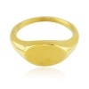 Slate by Rebl Ring  18K Gold Plated Stainless Steel - 2 of 3