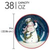 Certified International Set of 4 38oz Snowman Greetings Soup/Pasta Bowls - image 3 of 3