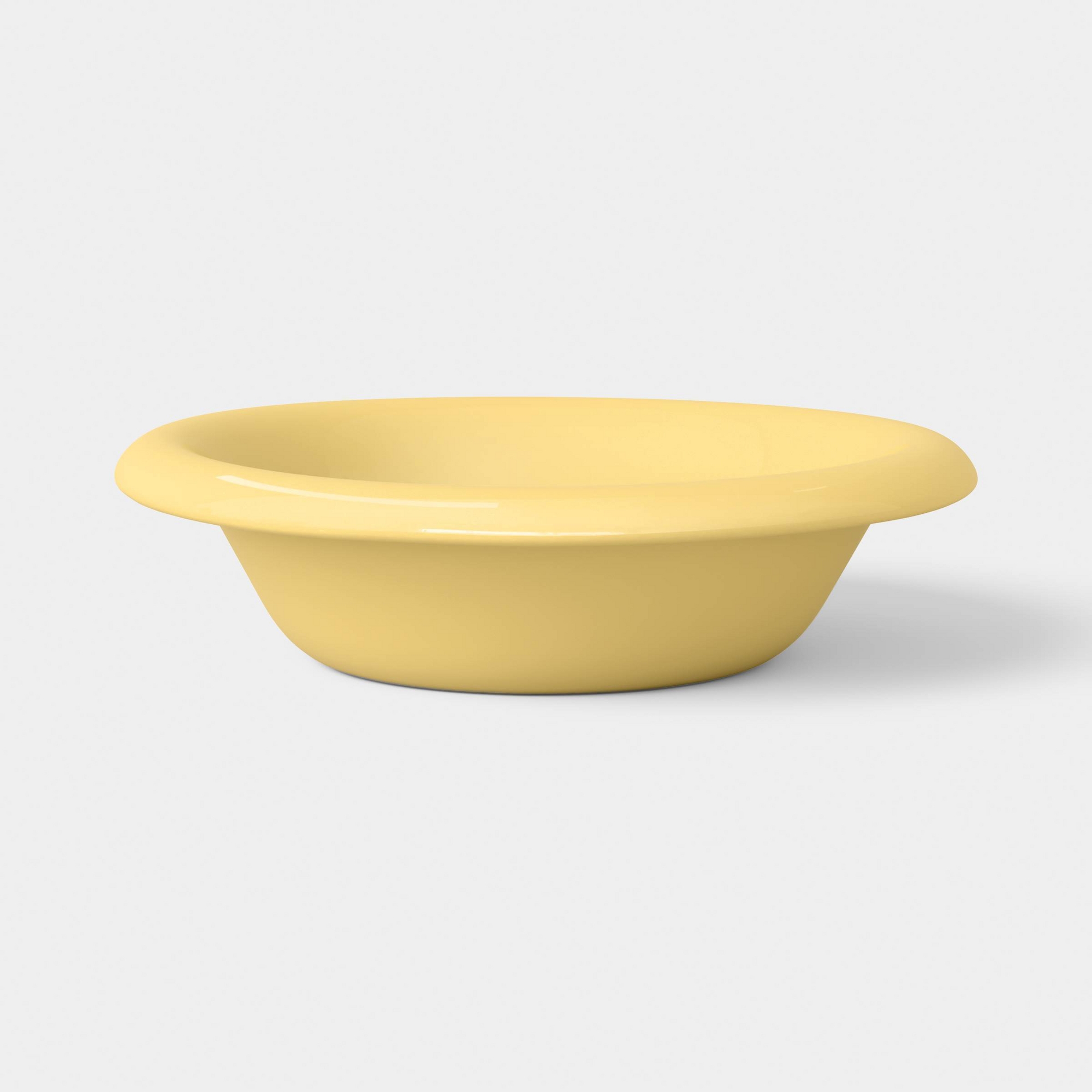 800ml Stoneware Round Rim Pasta Bowl Yellow - Room Essentials™