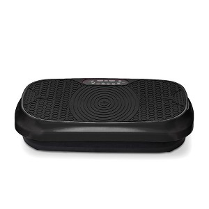 LifePro Black Fitness Platform: Enhance Your Home Workouts with Our All-in-One Vibration Plate and Loop Bands - 1 of 4
