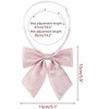 INSPIRE CHIC Women's Metallic Shiny Pre-tied Adjustable Strap Bow Ties - 2 of 4