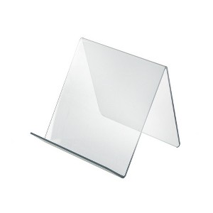 Azar Displays 7"W x 7.5"D x 6.5"H Easel Display. Front Lip: 1.75"H, 10-Pack - 1 of 4