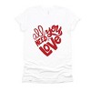 Simply Sage Market All You Need Is Love Short Sleeve Tee - S - White - 3 of 4