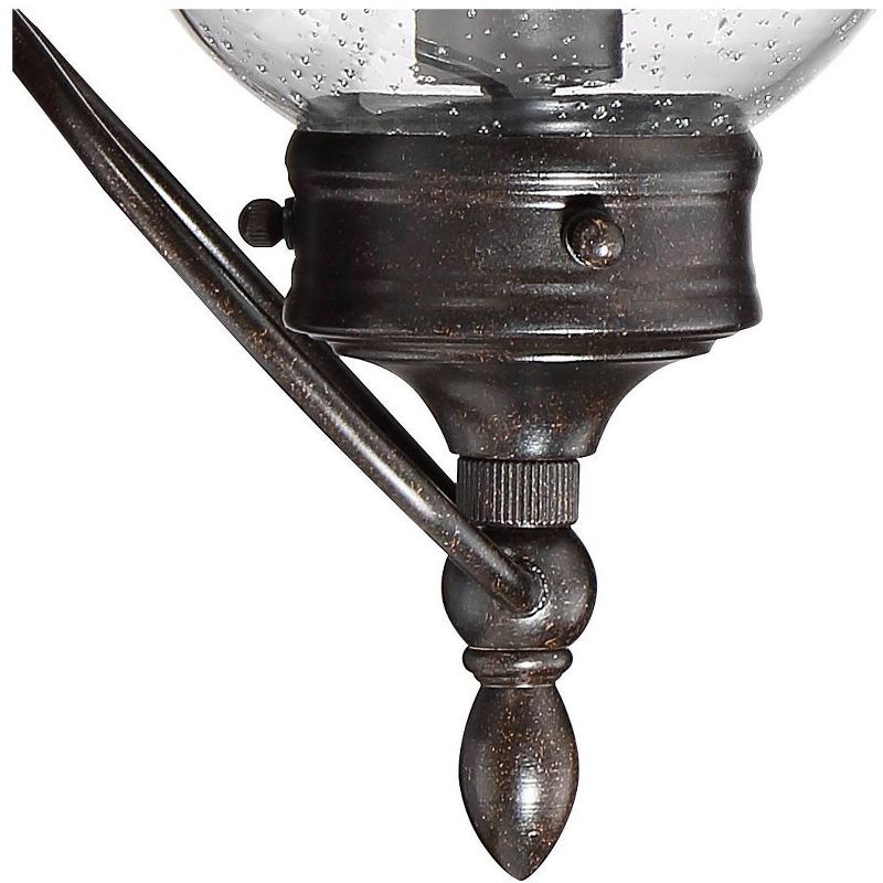 Franklin Iron Works Carriage Vintage Outdoor Wall Light Fixture Bronze LED 22" Clear Seedy Glass for Post Exterior Barn Deck House Porch Yard Patio, 5 of 10