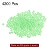 Unique Bargains Loose Craft DIY Earring Necklace Making Acrylic Round Beads 4200 Pcs - 3 of 4
