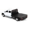 1/64 2016 Silverado 3500 Flatbed Dually Truck White Exclusive Greenlight 51611-B - 4 of 4