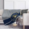 MLB Milwaukee Brewers Corner Logo Faux Shearling Blanket: Sports Team Plush Throw - 2 of 3