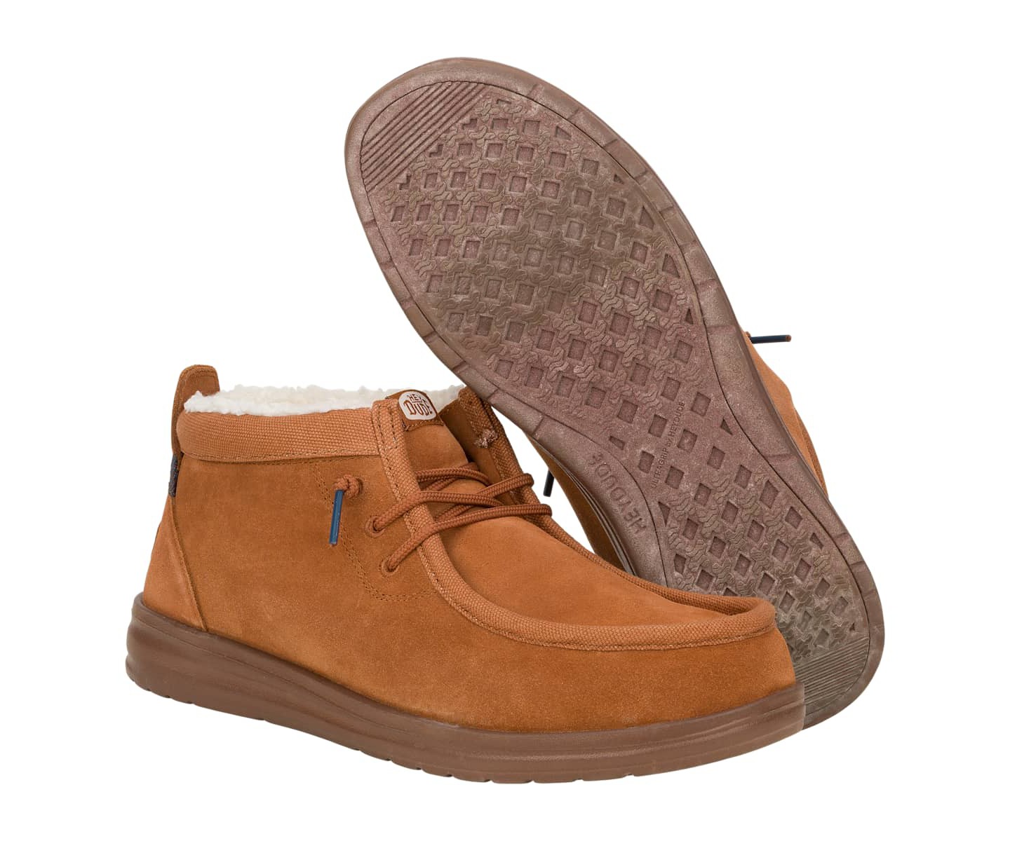 HEYDUDE Men Wally Mid GripR Warmth, Brown, цвет: Коричневый — фото 4