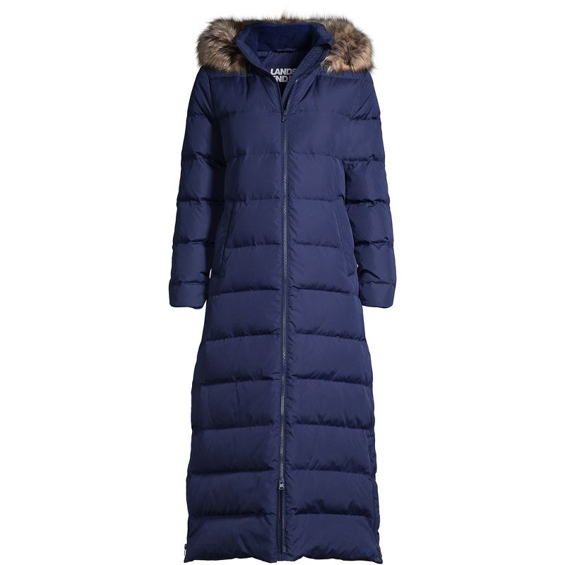 Lands' End Women's Outerwear Down Maxi Winter Coat, 3 of 7