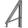 Foldable clothes drying rack - wall-mounted, no-drilling required, for hanging clothes, and retractable bay windows - 2 of 4