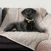 Arlee Home & Pet Waterproof Soft Plush Reversible Furniture Protector Dog and Cat Blanket - 60" x 70" - Taupe - image 3 of 4