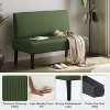 Yaheetech Armless Loveseat, Mini Sofa Seat made with Rubberwood Legs and USB Ports for Living Room - 4 of 4