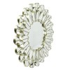 Northlight 31" Champagne Gold Sunflower Round Wall Mirror - 4 of 4
