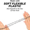 Attop 2-Piece Tattoo Choker Set - Black Choker-Stretch Necklace - 2 of 4