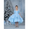 2Bunnies Girls Petticoat High-Low Ruffled Shimmer Birthday Gown Princess Costume Dress Puff Sleeve - 4 of 4