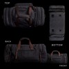WAYWARDSON 50L Canvas Duffle Bag for Travel - 3 of 4