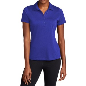 Mafoose Women's Short Sleeve Moisture-Wicking PosiCharge Strive Soft Polo T-shirt - 1 of 4
