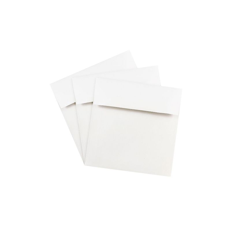 JAM Paper 8 x 8 Square Invitation Envelopes White 3992315, 3 of 5