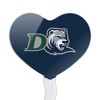 Drew University Primary Logo Heart Love Cupcake Picks Toppers Decoration Set of 6 - 2 of 4