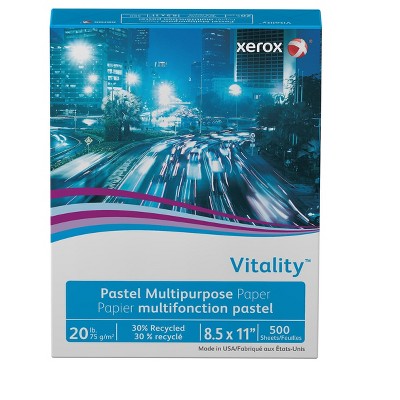 Xerox Vitality 8.5" x 11" Multipurpose Paper 20 Lbs. 500/Ream (3R11052) 901632