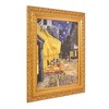 American Art Decor 28"x31.75" Ornate Framed Cafe Terrace at Night Canvas Print by Vincent van Gogh - 2 of 4