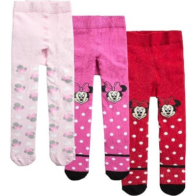 Disney Minnie Mouse Tights 3 Pack, 18-24m : Target