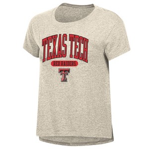 NCAA Texas Tech Red Raiders Women's Oatmeal T-Shirt - 1 of 3