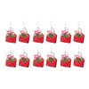 Melrose Glass Santa Letter Ornament (Set of 12) - 4 of 4