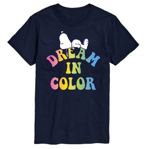 Men's - Peanuts - Dream In Color Short Sleeve Graphic T-Shirt - 1 of 4