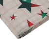 Unique Bargains Christmas Place Mats Linen Red Green Beige White 13"x17.7" 2 Pcs - 4 of 4