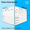 SCRIBBLEDO Place Value Dry Erase Board 9"x12" Pack of 10 - 2 of 4