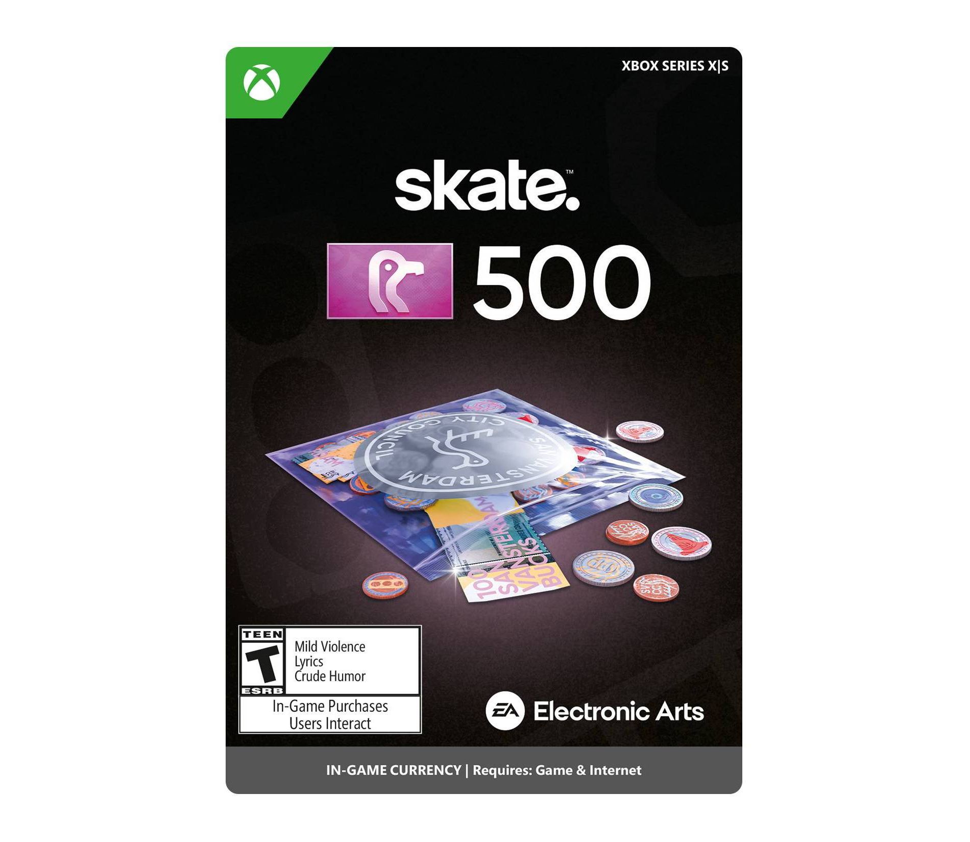 SKATE: 500 SV Bucks (Digital)