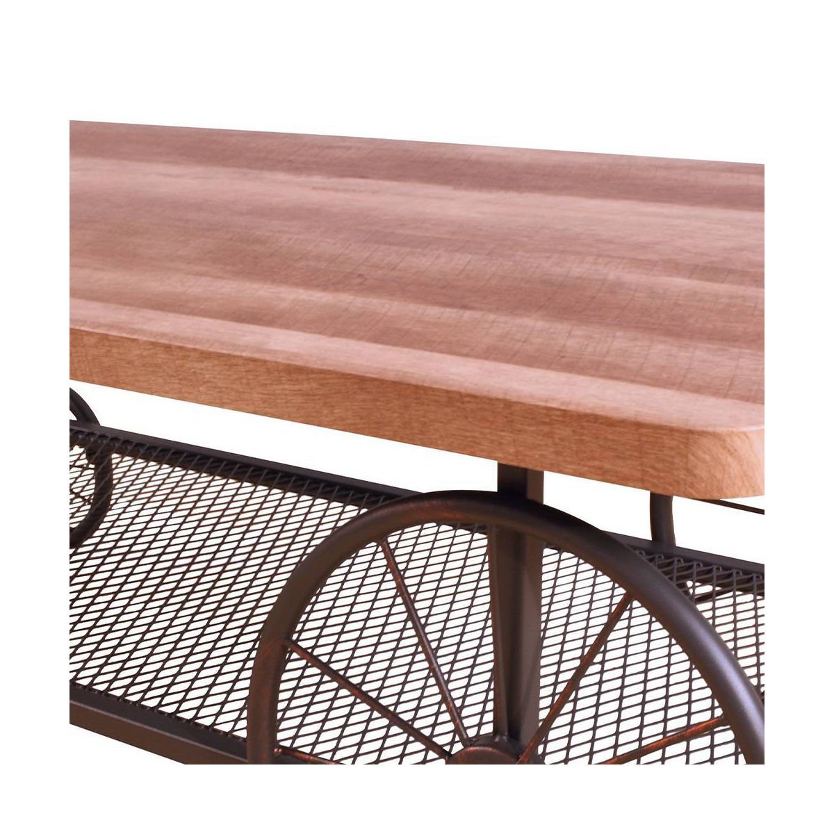 Acme Furniture Francie Coffee Table Oak/Antique Gray - thumbnail 4