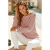 Women's Lace Up Detail Sweater - LASCANA - image 3 of 4