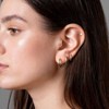 Flat Back Stud Earrings - Hypoallergenic Surgical Steel, Threadless Tragus Helix Conch Lip Piercing Jewelry for Men & Women - 2 of 4