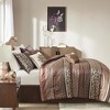Sapphtopaz 7 Pcs Traditional Jacquard Design Comforter Set, Bedding Set Quilt Set with Beautiful Geometric and Damask Design, Machine Washable - 3 of 4