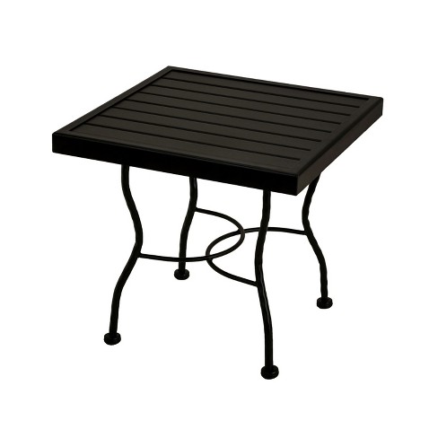 Meadowcraft Powder Coated Wrought Iron Patio End Table Base 24