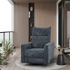 Nebula Vortex 33.5'' Wide Modern & Supper Soft High Back Power Swivel Rocker Recliner with USB Charger - 4 of 4