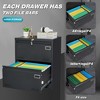 NicBex 1 Drawer File Cabinet with 1 Cabinet,Office Cabinet with White Metal Handle Design,Modern Storage Cabinet,Filing Cabinets for Home Office - 4 of 4