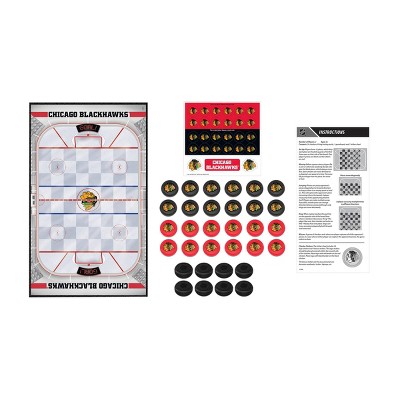 NHL Chicago Blackhawks Checkers Game