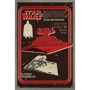 Trends International Star Wars: New Vintage - Star Destroyer Framed Wall Poster Prints - 1 of 4