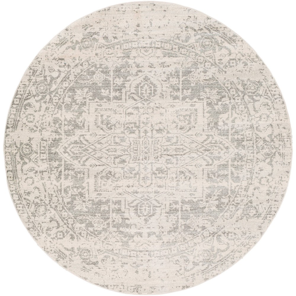 Photos - Area Rug 7'10" Round Worsham Traditional Rug Cream - Artistic Weavers